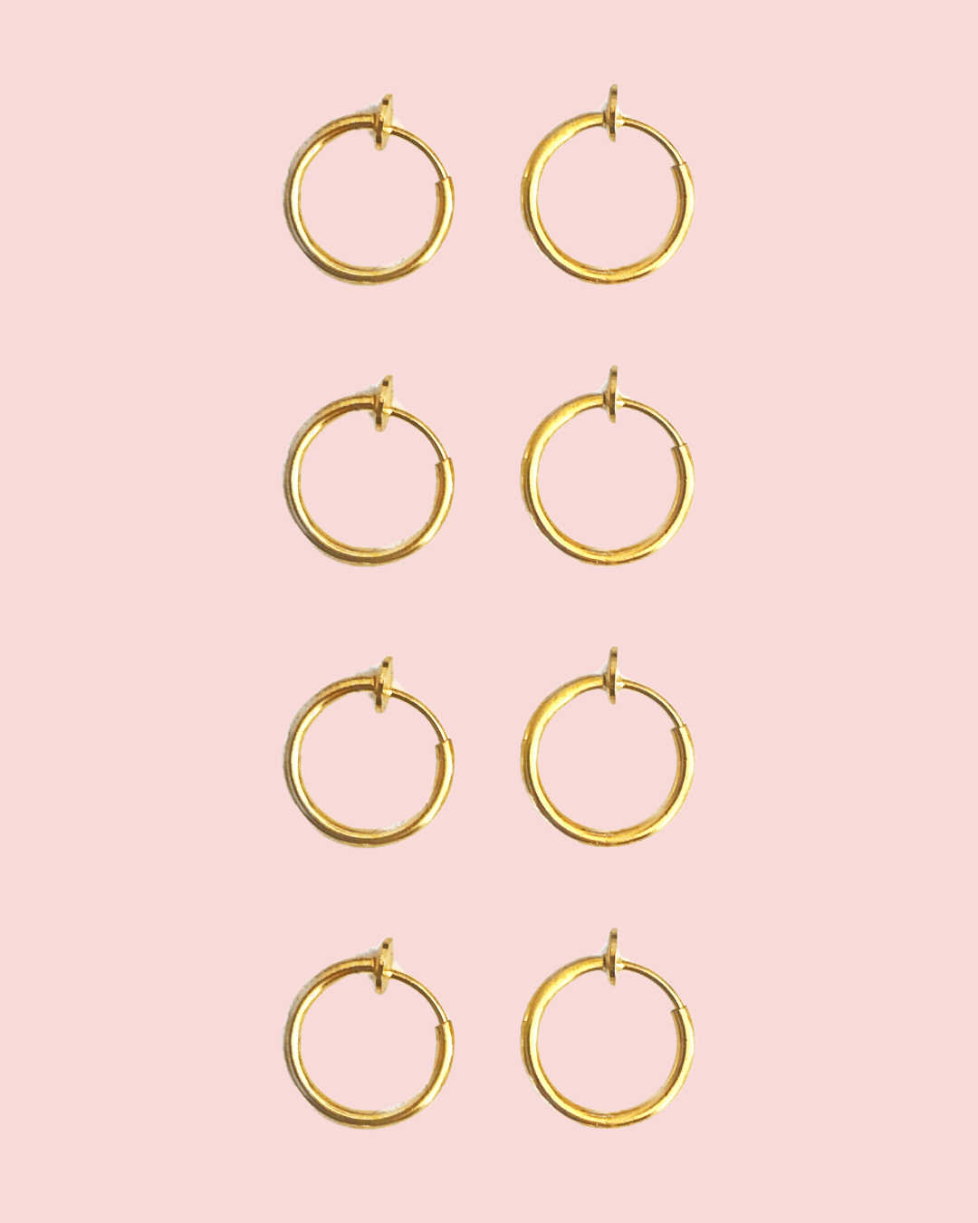 Hoolahoop earparty M - Klipoorbellen.comKlipoorbellenGoudkleurig