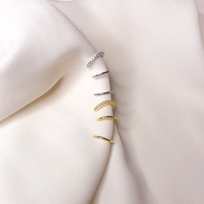 3 Is A Crowd - Klipoorbellen.comEarcuffsGoud (goldplated)