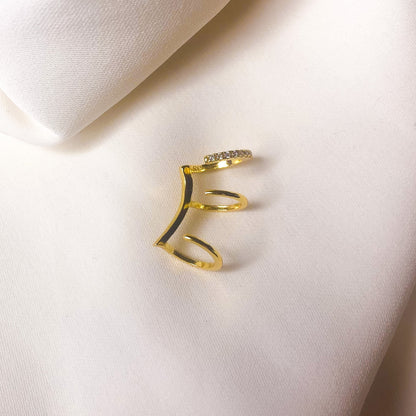 3 Is A Crowd - Klipoorbellen.comEarcuffsGoud (goldplated)