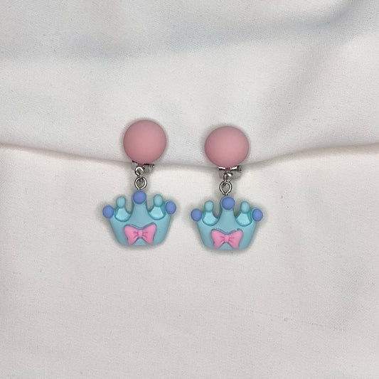 Kroontje Blauw -  - Klipoorbellen.nl