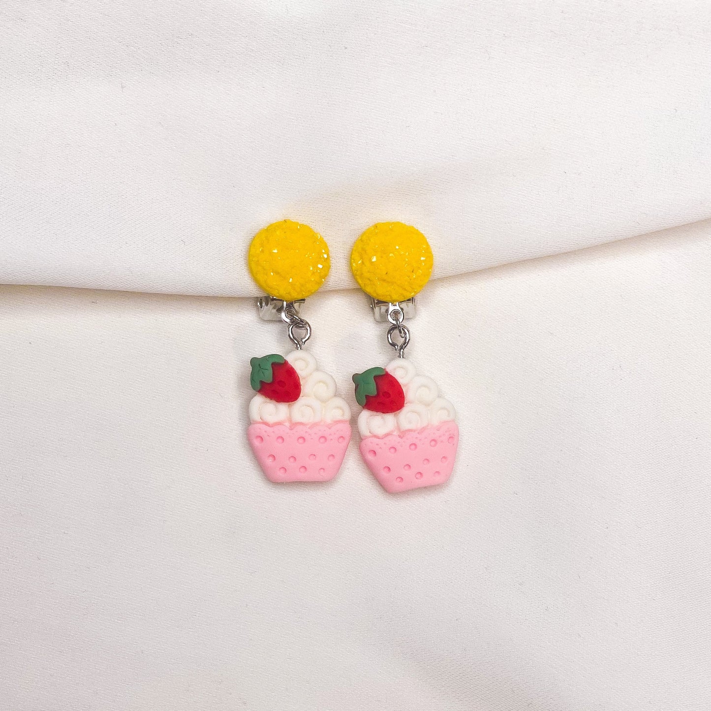 Cupcake Yellow - Klipoorbellen - Klipoorbellen.com