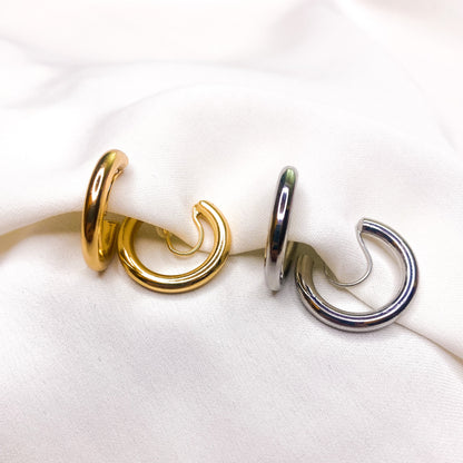 Hoops I Did It Again - Klipoorbellen.comZilverkleurig