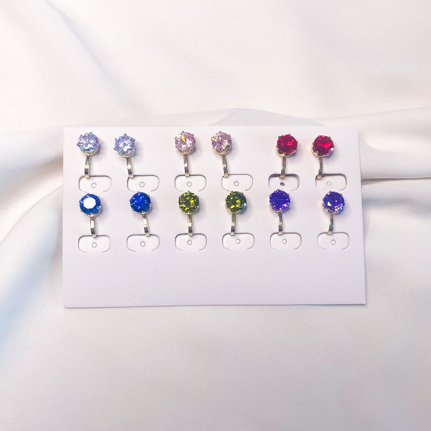 Mix & Mingle - Set van 6 - Klipoorbellen.comPink