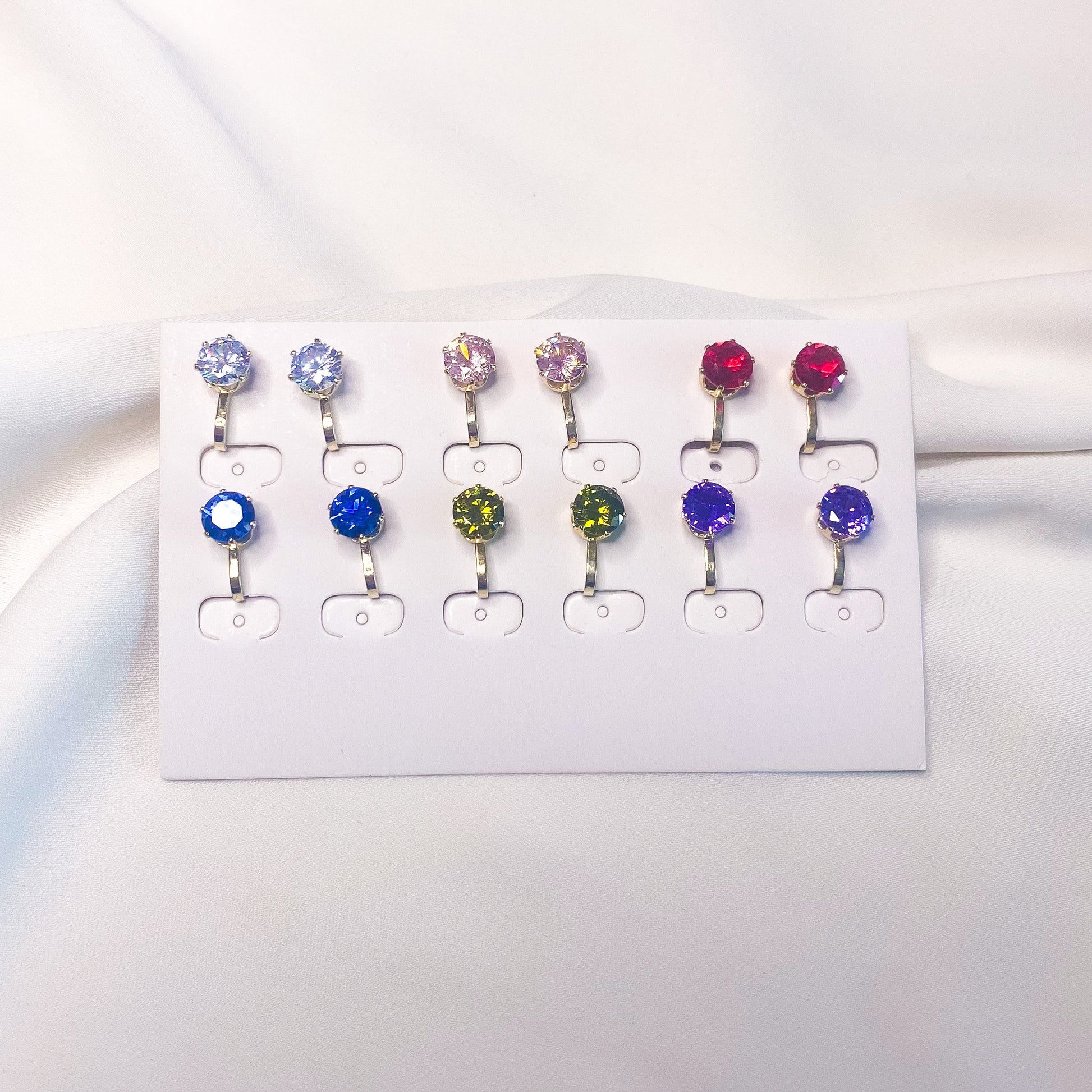 Mix & Mingle - Set van 6 - Klipoorbellen.comPink