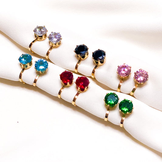 Mix & Mingle - Set van 6 - Klipoorbellen.comPink