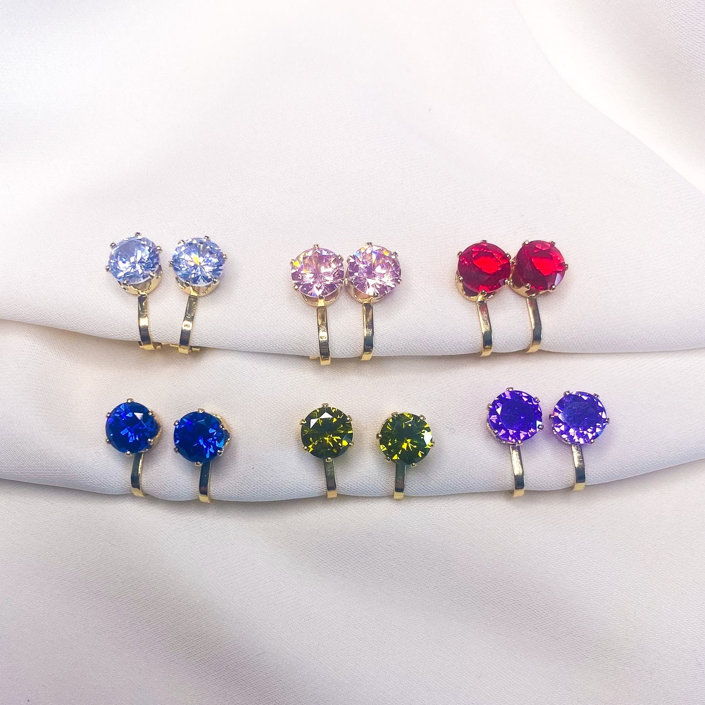 Mix & Mingle - Set van 6 - Klipoorbellen.comPink